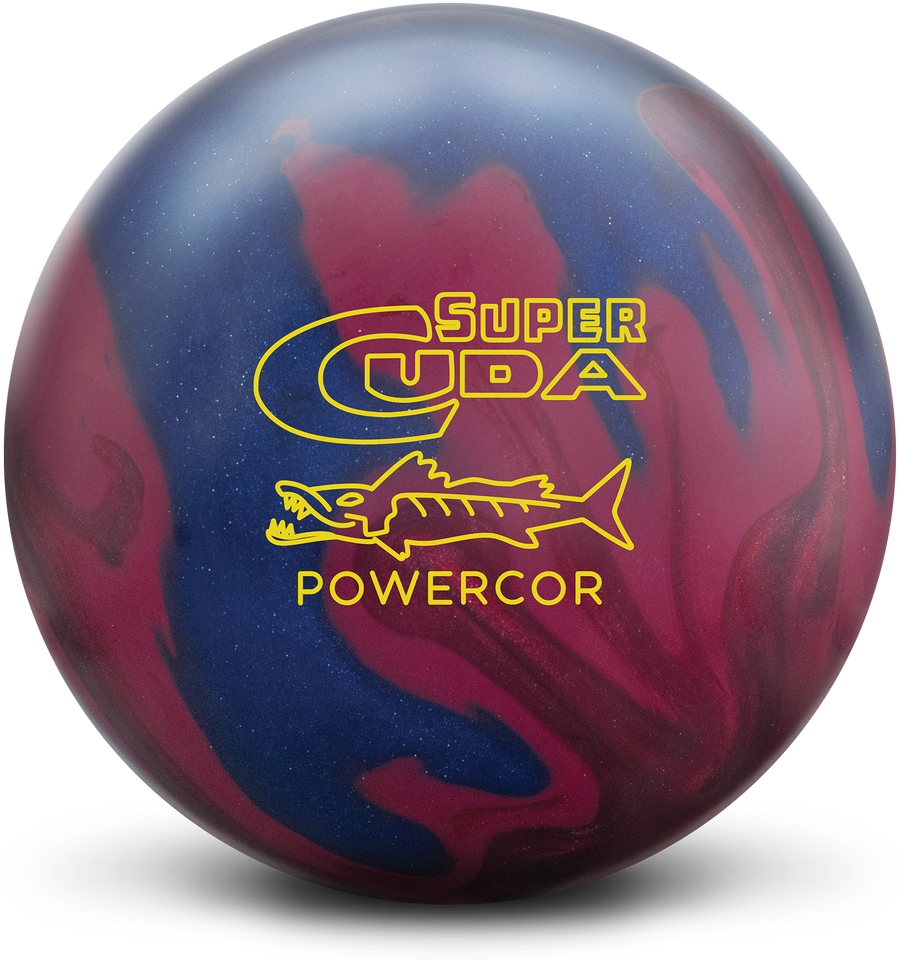 Columbia 300 Super Cuda PowerCOR Bowling Ball - High Performance Reactive Resin Ball for Strikes & Spares | Perfect for League Play & Tournament Bowling