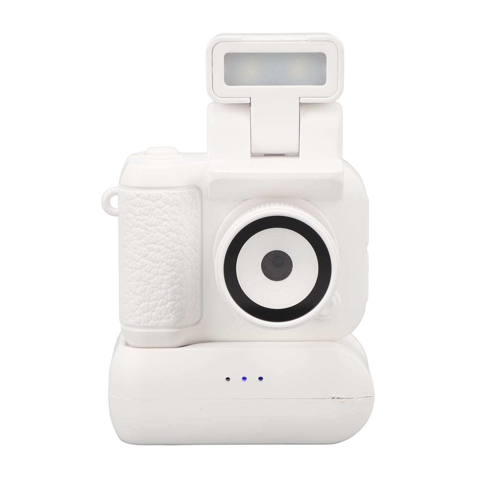 Lazmin112 Mini DV Camera - 1080P HD Small Video Camera with Flashlight, 1.44in Micro DVR Camcorder | Keychain Video Recorder for Kids, Students & Vlogging | Perfect for Home Movies, School Projects & Travel Videos (White)