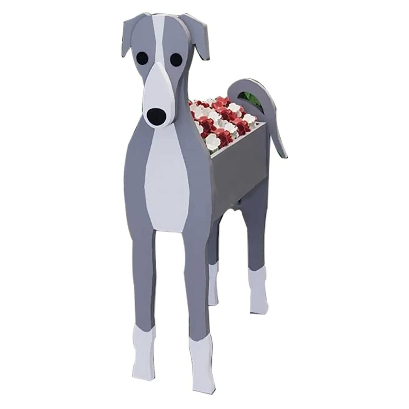 Cute Animal Shaped Flower Pot - Dog Design Planter for Indoor & Outdoor Plants | Perfect for Home Decor, Garden, Office Desk & Gift Giving
