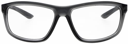 Nike Adrenaline Wrap Around Radiation Protection Glasses - Plastic Rectangle Frame for Medium/Large Head Size - Perfect for Outdoor Sports, Cycling & Computer Work