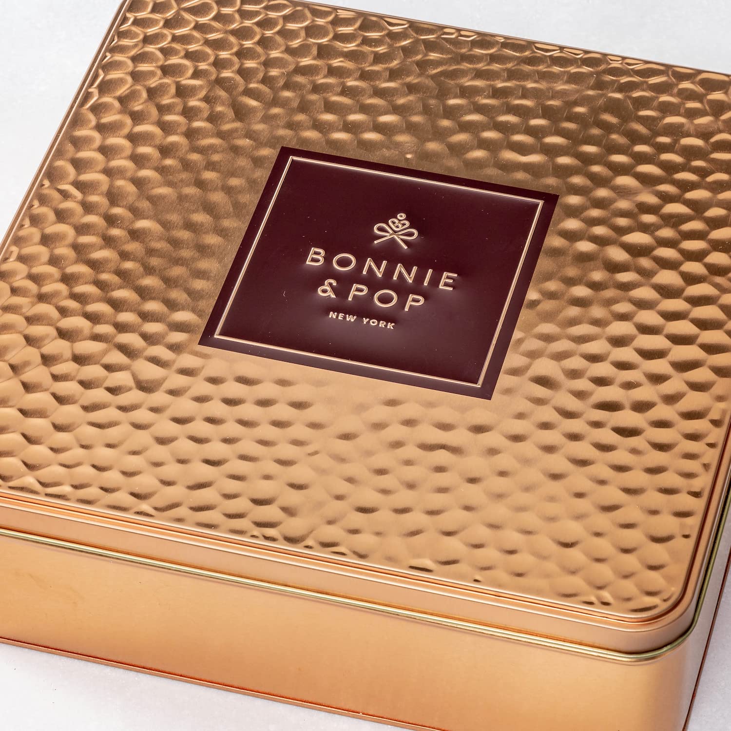 Bonnie & Pop Gourmet Chocolate Gift Basket - 2+ lbs Premium Chocolate Snack Box in Keepsake Tin | Valentine's Day, Birthday, Sympathy, Get Well & Party Gifts | Perfect for Holidays, Corporate Events & Family Gatherings
