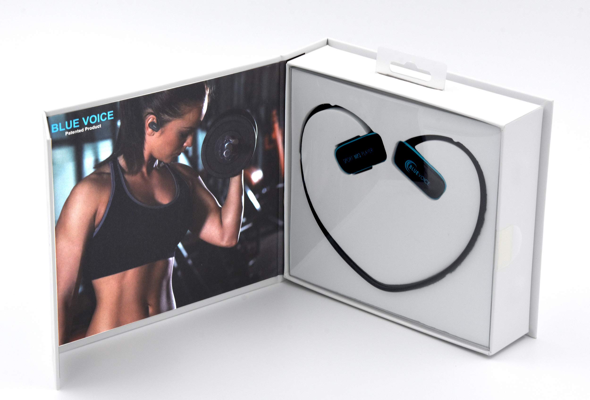 Waterproof MP3 Player with 8GB Memory - IPX8 Swim Headphones for Swimming, Running & Gym - USB Rechargeable Underwater Earbuds (Black) | Perfect for Pool Workouts, Open Water Swimming & Fitness Training
