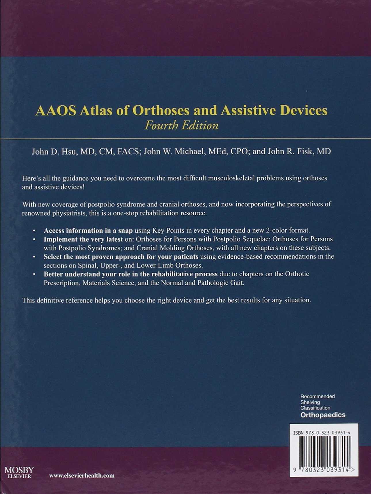 AAOS Orthoses & Assistive Devices Atlas - For Mobility Support