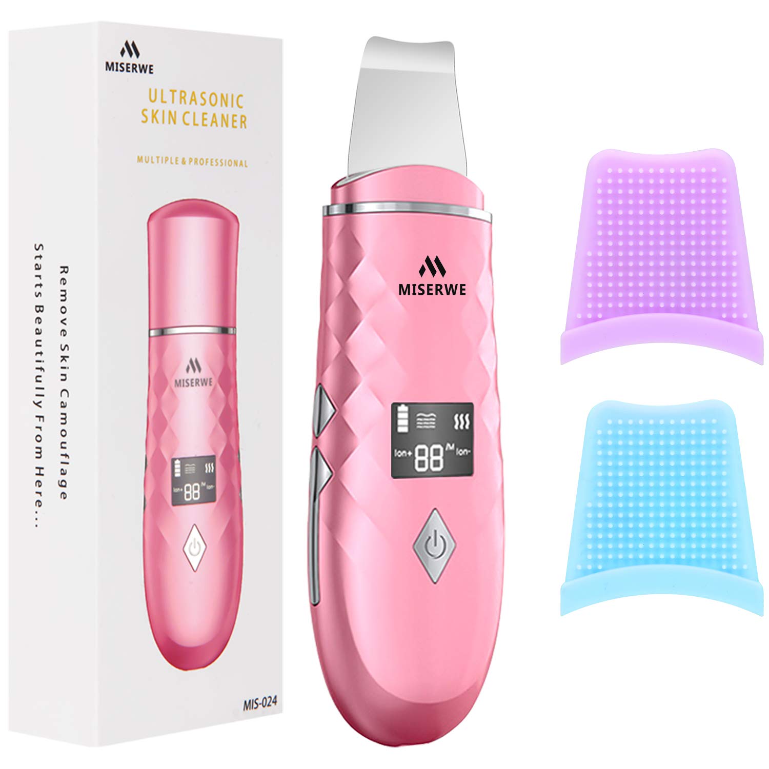 Professional Blackhead Remover & Pore Cleaner - Electric Skin Scrubber for Deep Cleansing, Exfoliation & Facial Care - Perfect for Acne Prone, Oily & Sensitive Skin (At-Home Spa & Beauty Routine)