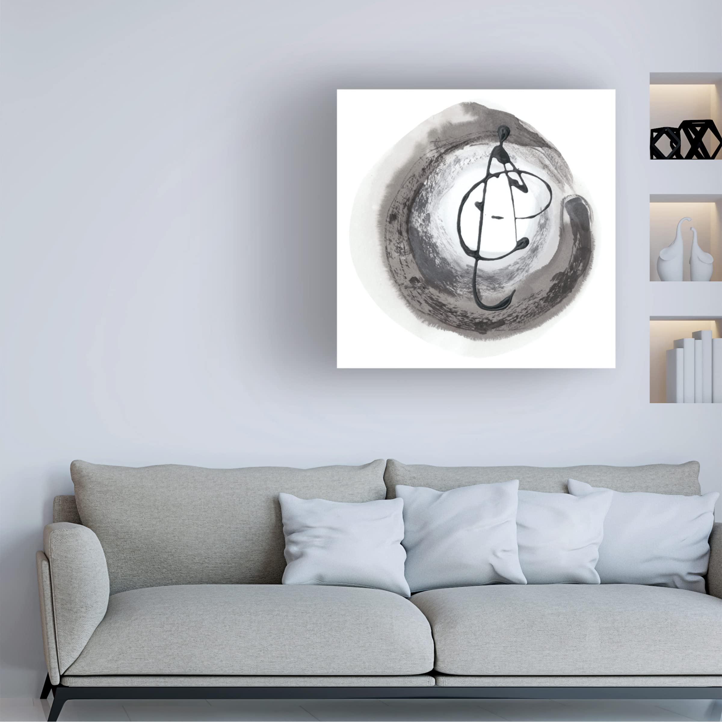 Trademark Fine Art 'Transformation I' Canvas Wall Art by Lila Bramma - Modern Abstract Painting for Living Room, Bedroom & Office Decor