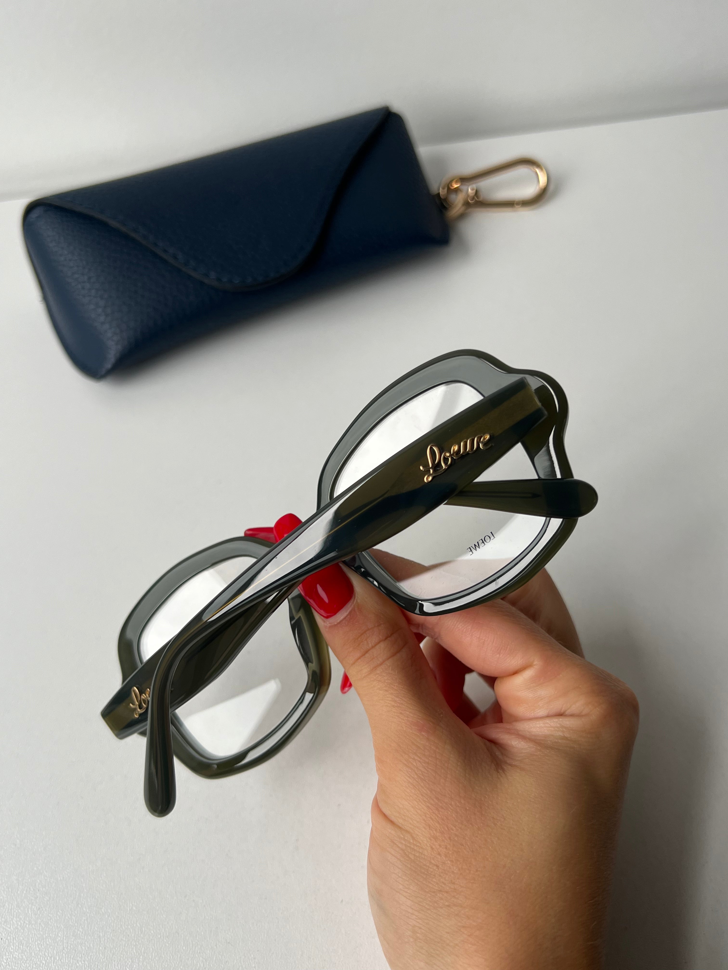 Loewe LW50066I Curvy Green Eyeglass Frames - Stylish & Lightweight for Women & Men | Perfect for Reading, Driving & Fashion Accessories
