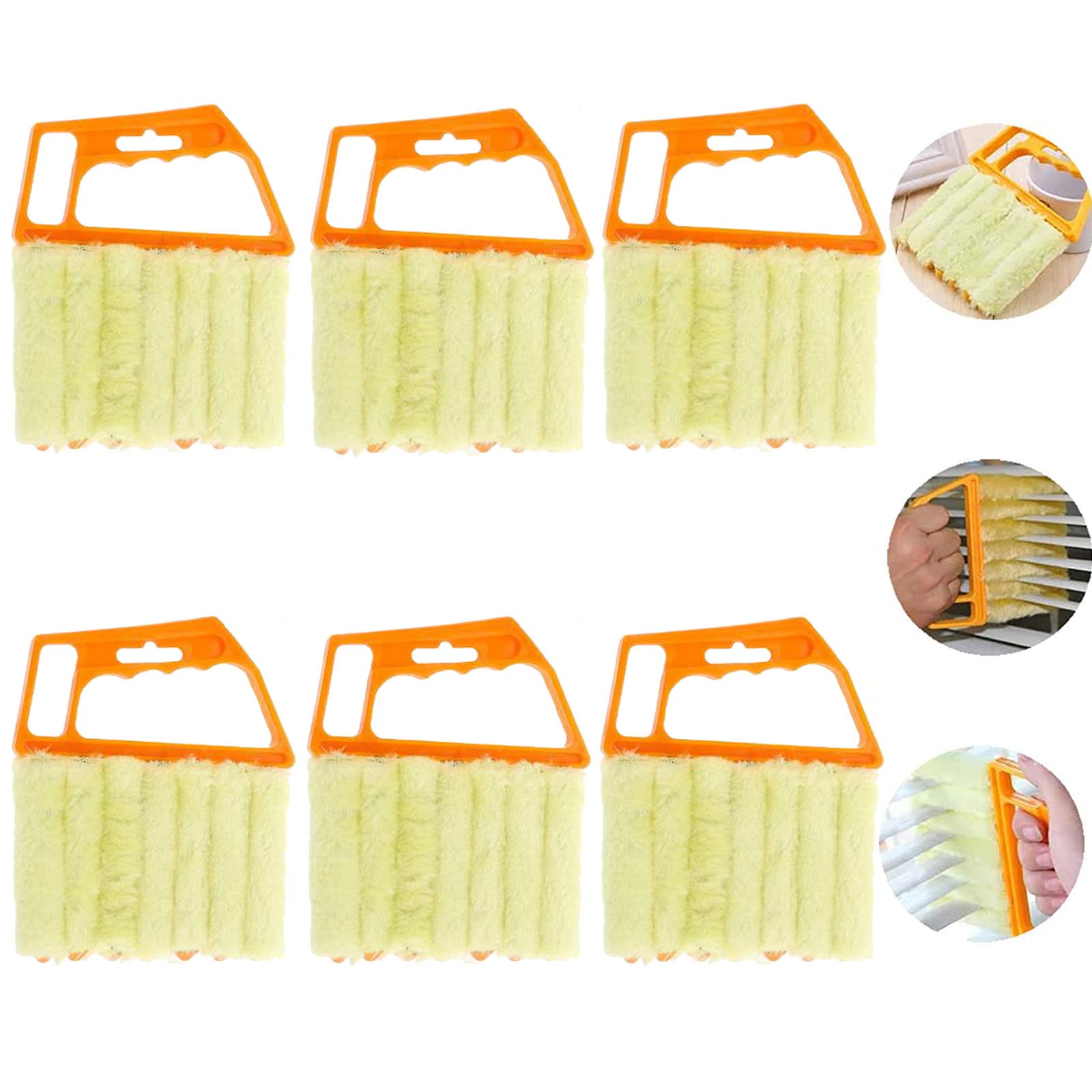 Window Blind Cleaner Duster Brush - Multi-Purpose Cleaning Tool for Blinds, Air Conditioners, and Household Dust - Perfect for Home, Office, and Car Cleaning