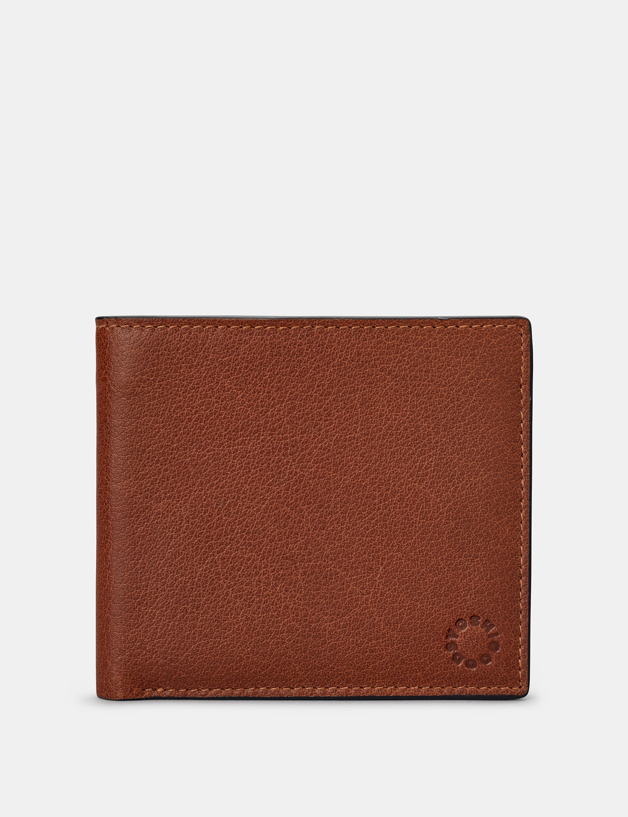 Premium Two-Fold East West Brown Leather Wallet for Men - Slim RFID Blocking Bifold Wallet with Card Slots & Cash Pocket - Perfect for Everyday Use, Travel & Gifting