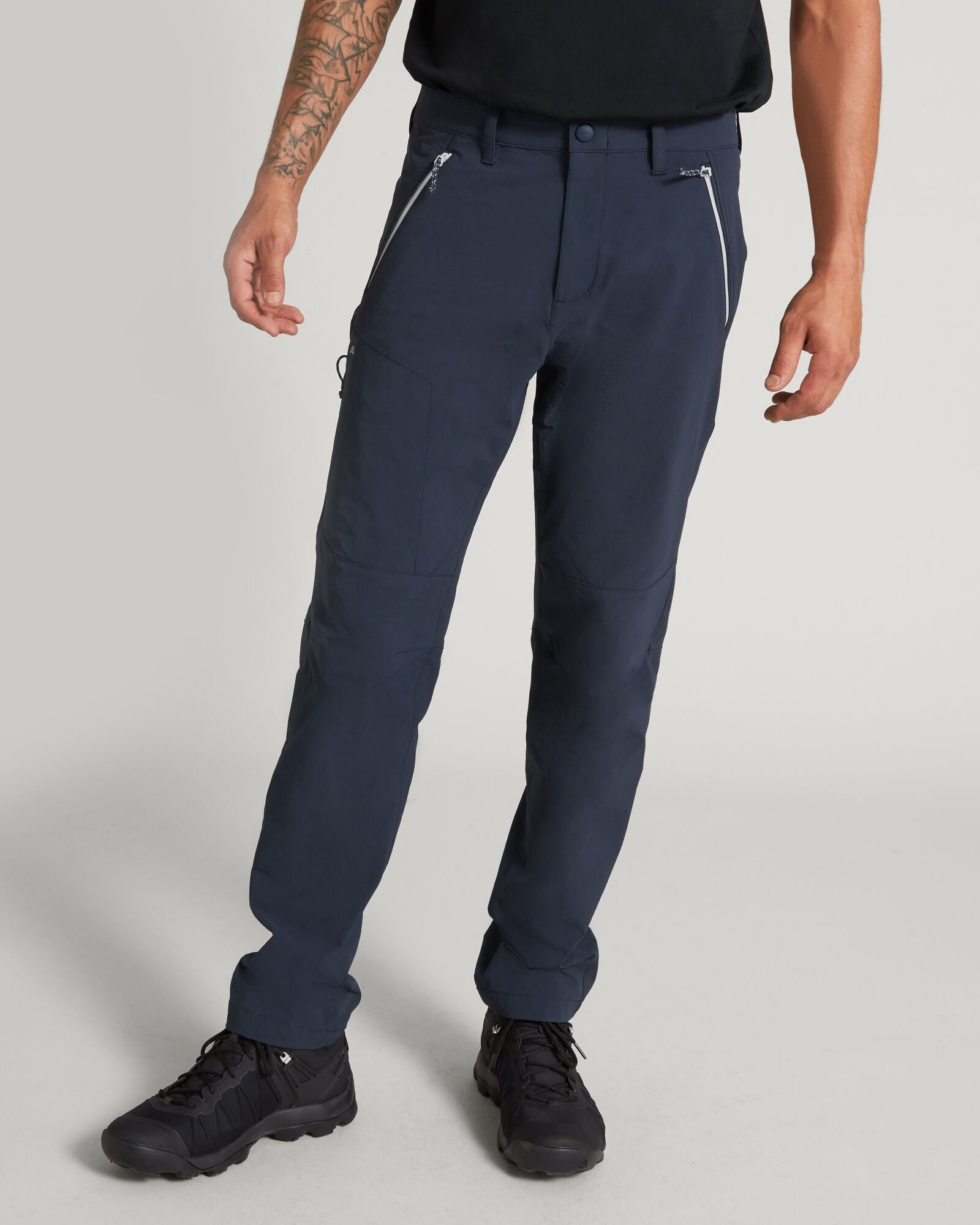 Men's Flinders Pants - Comfortable Stretch Travel & Hiking Trousers in Midnight Navy | Perfect for Outdoor Adventures & Casual Wear