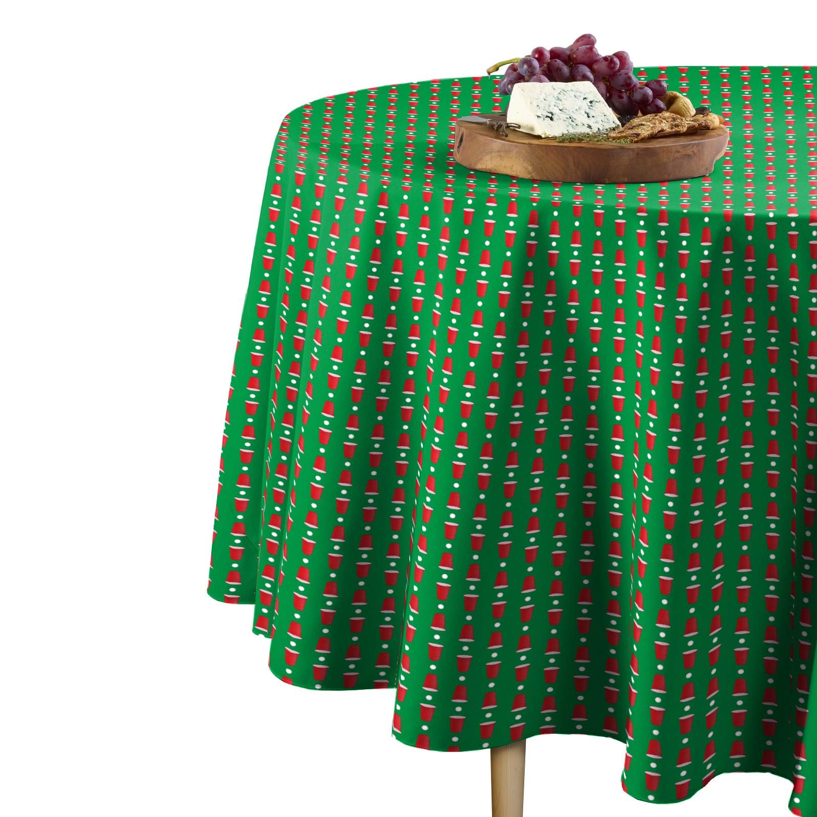 Premium 100% Milliken Polyester Round Tablecloth - 108