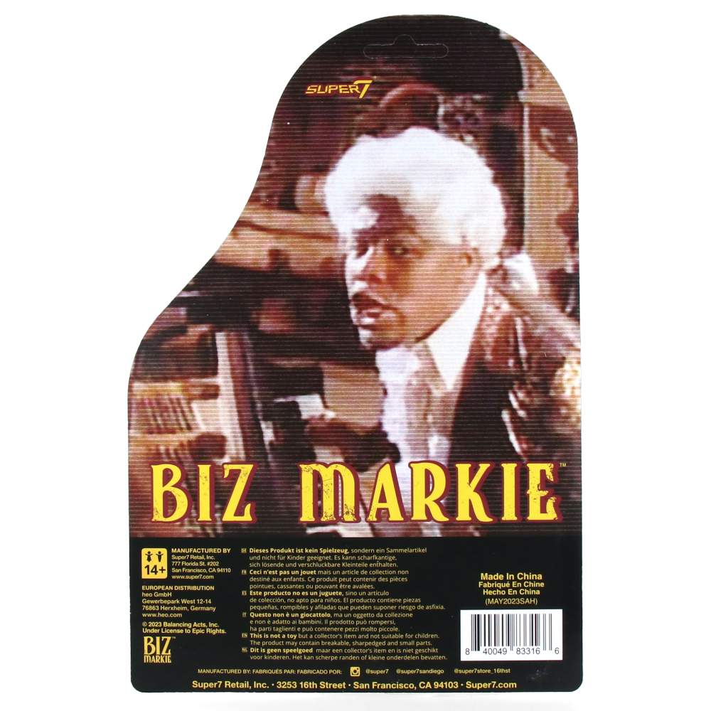 Biz Markie Just a Friend ReAction Figure Wave 2 - Collectible Music Memorabilia for Fans & Pop Culture Enthusiasts - Perfect for Display, Gifts, and Nostalgic Decor