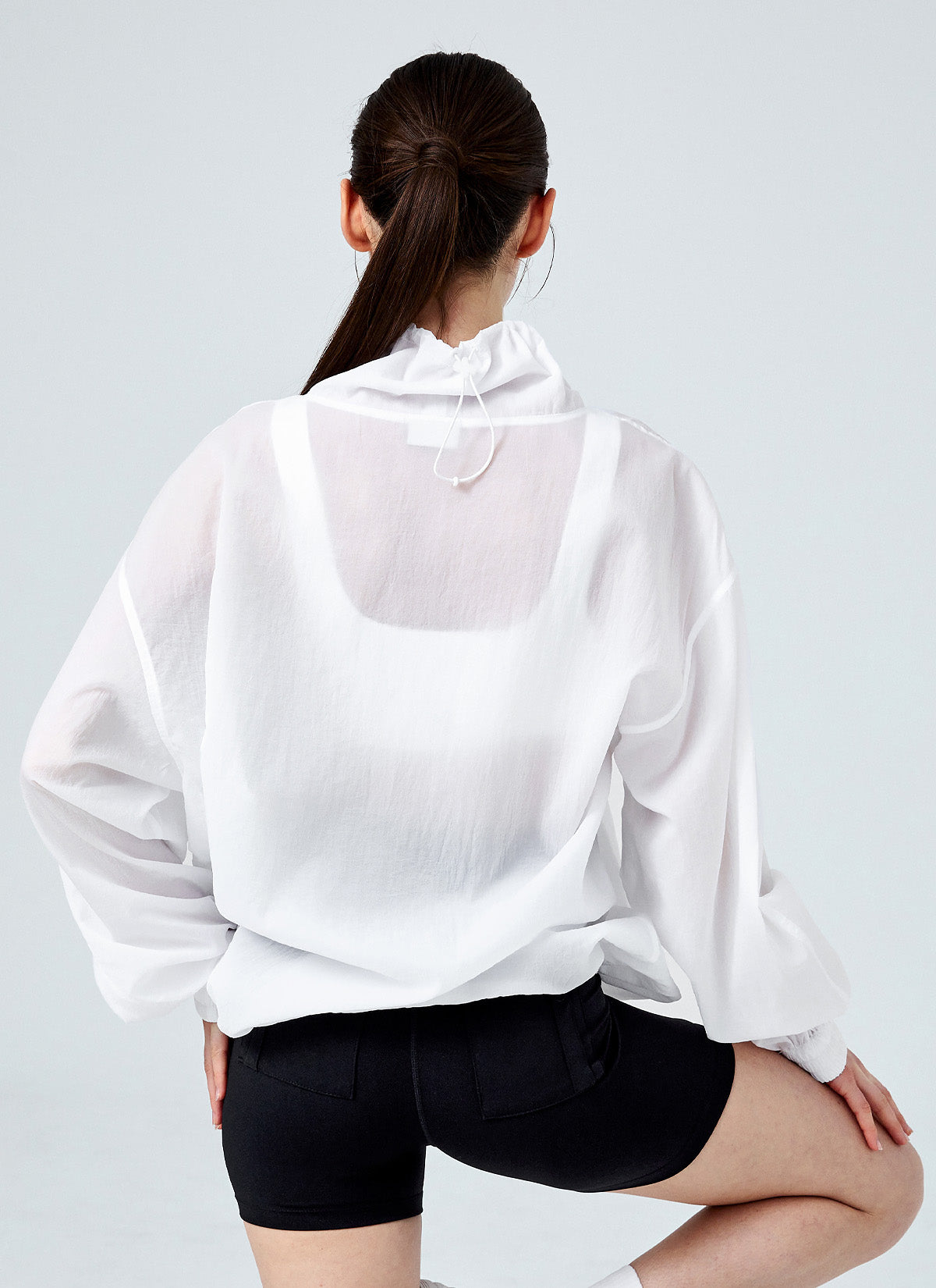 Lightweight Sheer Cover-Up Anorak Jacket for Women - Breathable Sun Protection for Beach, Pool & Summer Outings
