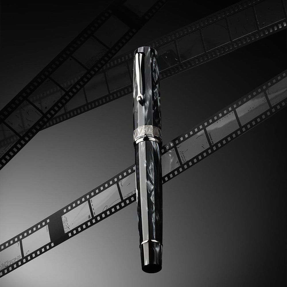 Omas Paragon Fountain Pen - Premium Grigio Perla Luxury Writing Instrument for Professionals & Collectors | Perfect for Signatures, Calligraphy & Gifting