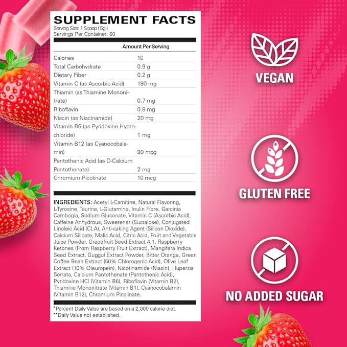 EHP OxyShred Thermogenic Fat Burner Supplement - Weight Loss & Energy Booster for Men & Women - Pre Workout & Fitness Support - Ideal for Gym, Running & Active Lifestyle