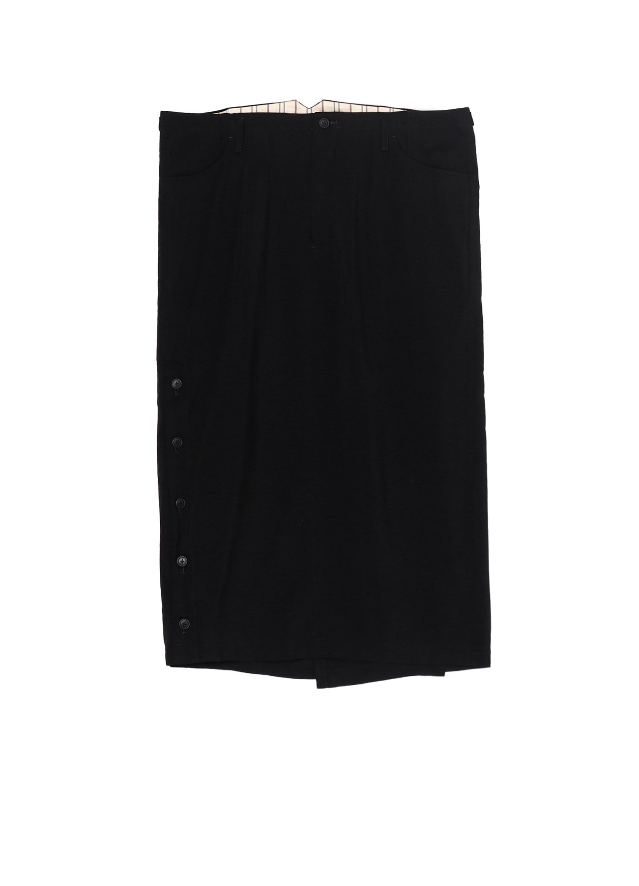 Stylish Cu/Ry/S Gabardine Skirt with Right Side Vents - Perfect for Office Wear, Business Meetings & Formal Occasions