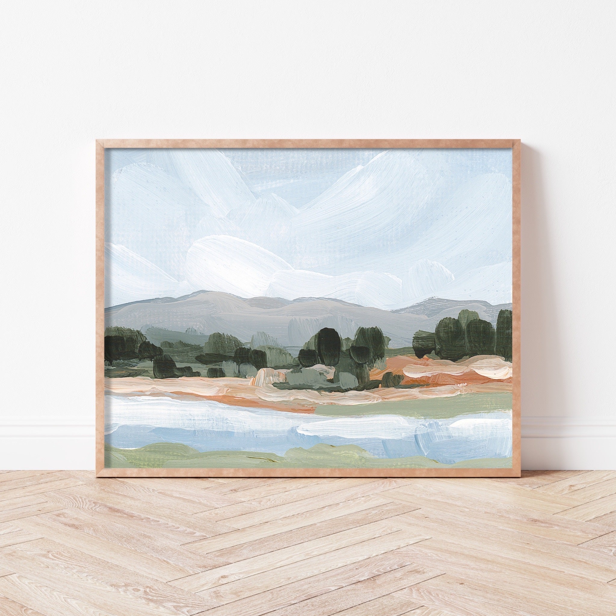 San Isabel Art Print - Handmade Canvas Wall Decor for Living Room, Bedroom & Office - Nature Landscape Painting for Home & Office Decor