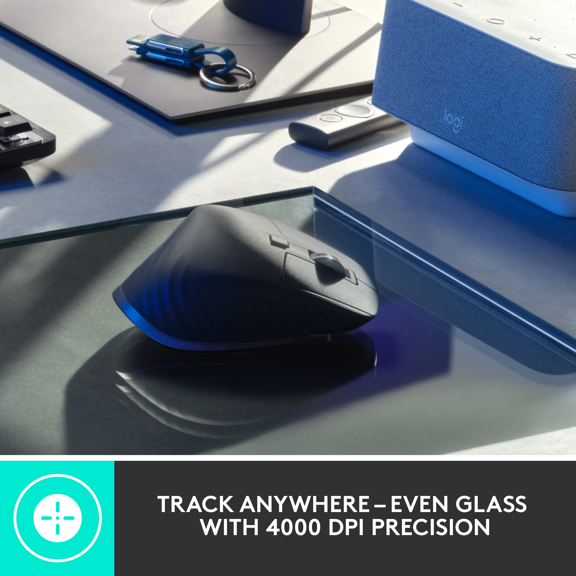 Logitech MX Mechanical Full-Size Wireless Illuminated Keyboard with Linear Switches & MX Master 3S Performance Wireless Mouse Bundle - Compatible with macOS, Windows, Linux, iOS, Android - Perfect for Office Work, Gaming, and Creative Professionals