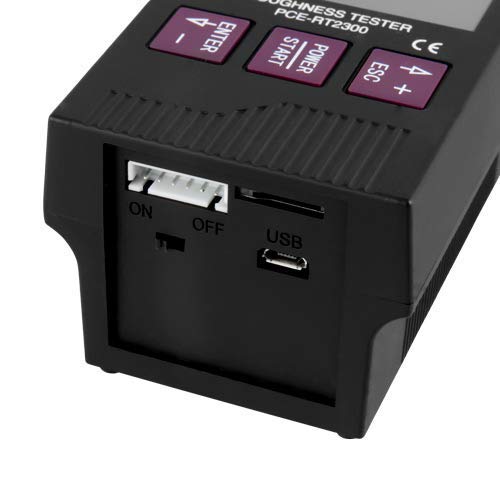 PCE-RT 2300 Digital Surface Roughness Tester | Portable Material Texture Analyzer | for Metal, Plastic & Wood Testing | Workshop & Quality Control Use