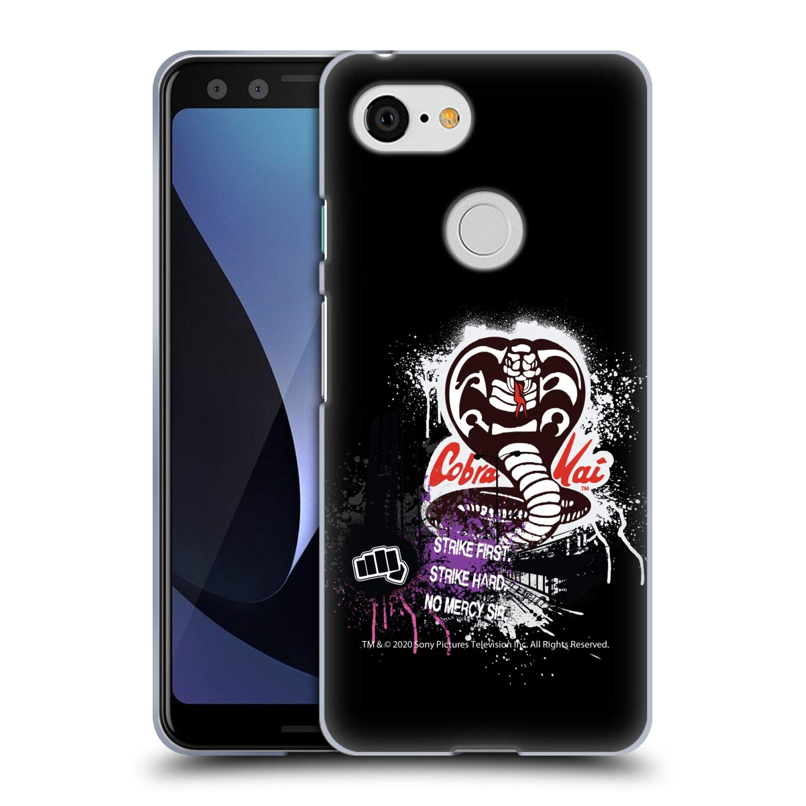 Cobra Kai No Mercy Phone Case for Google Pixel 3 - Soft Gel Art Cover for Karate Fans