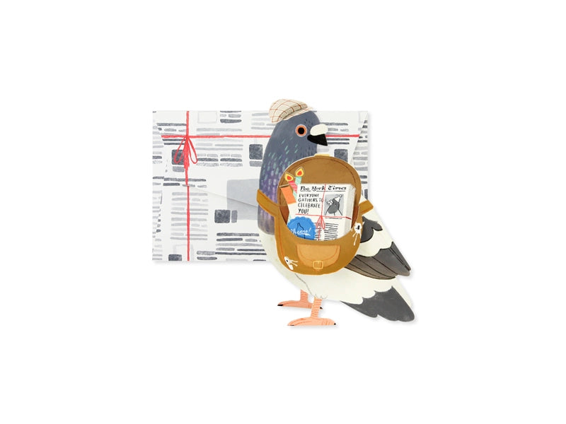 Messenger Pigeon Pop Up Greeting Card - 3D Interactive Birthday, Anniversary & Celebration Card for Friends & Family | Perfect for Special Occasions & Memorable Gifts