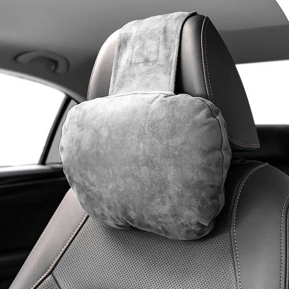 ZIMAwd Car Neck Pillow Cushion - Memory Foam Headrest Support for Audi, Ford, Toyota & More - Comfortable Travel & Long Drive Accessories for Office, Road Trip & Commuting