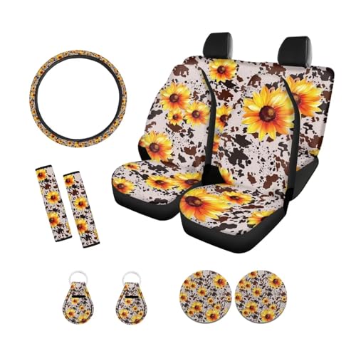 Sunflower and Cow Skin