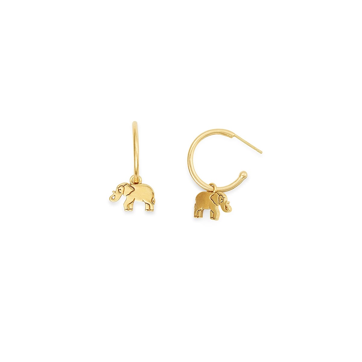Stylish Elephant Hoop Earrings for Women - Trendy Gold & Silver Animal Jewelry - Perfect for Boho Fashion, Parties & Everyday Wear