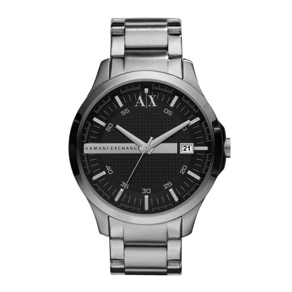 ARMANI EXCHANGE AX2103 Men's Analog Quartz Watch - Stainless Steel Case, Grey Dial, Water Resistant - Perfect for Business, Casual Wear & Gift Giving