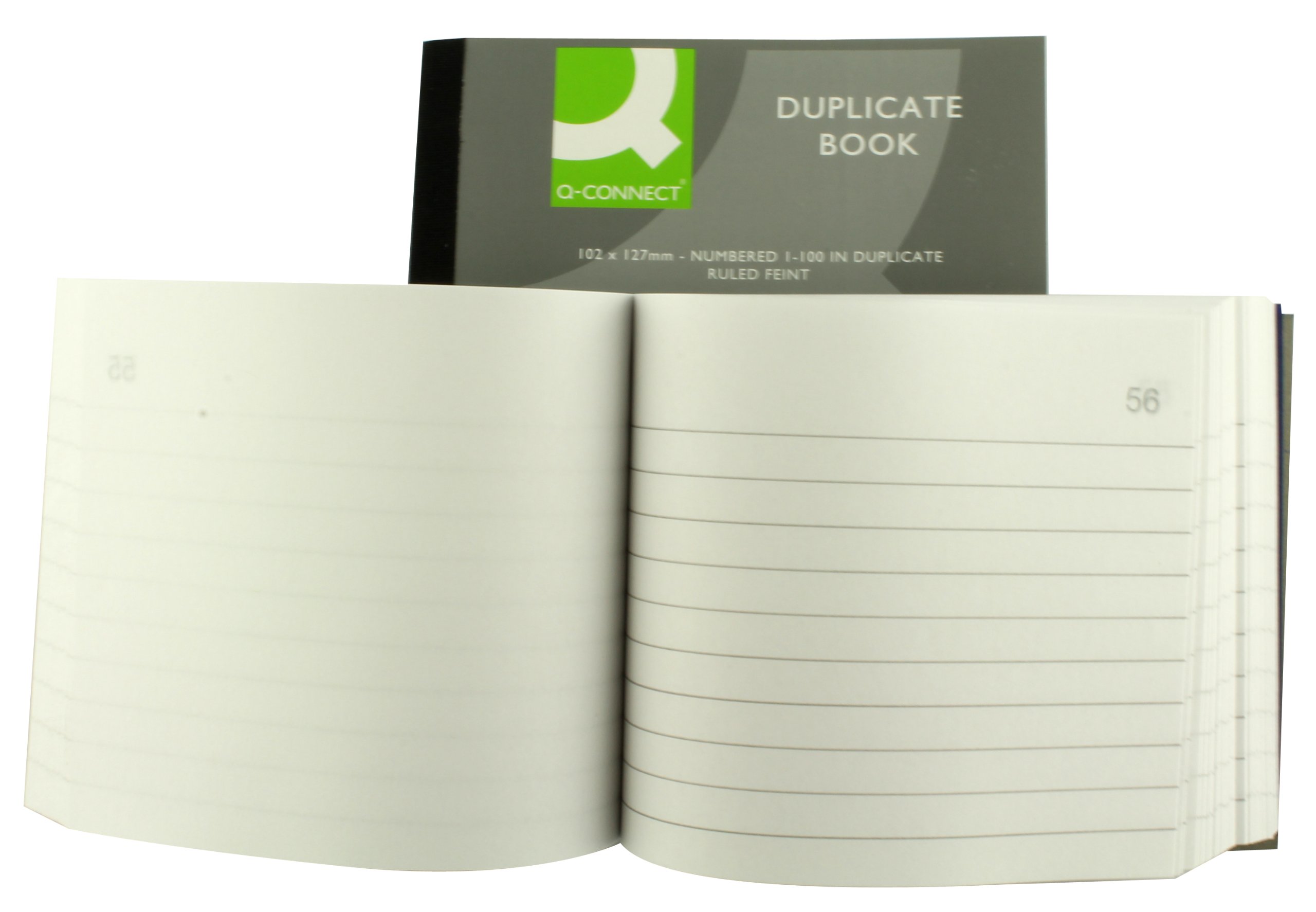 Q Connect 4x5-inch Ruled Feint Duplicate Book - Perfect for Office, School & Home Organization, Note Taking & Record Keeping