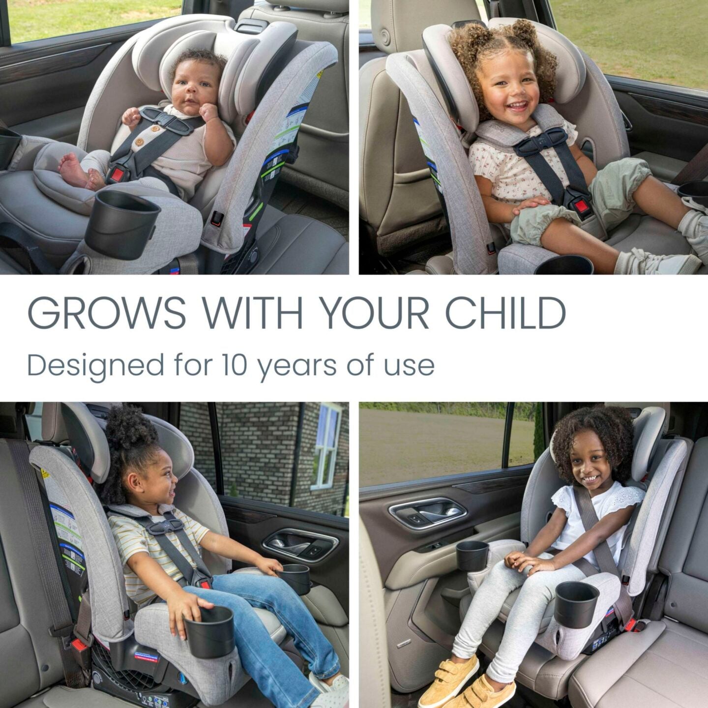 Britax One4Life Slim ClickTight All-in-One Convertible Car Seat – Safe & Comfortable for Infants to Toddlers (10-120 lbs) – Perfect for Long Road Trips & Daily Commutes