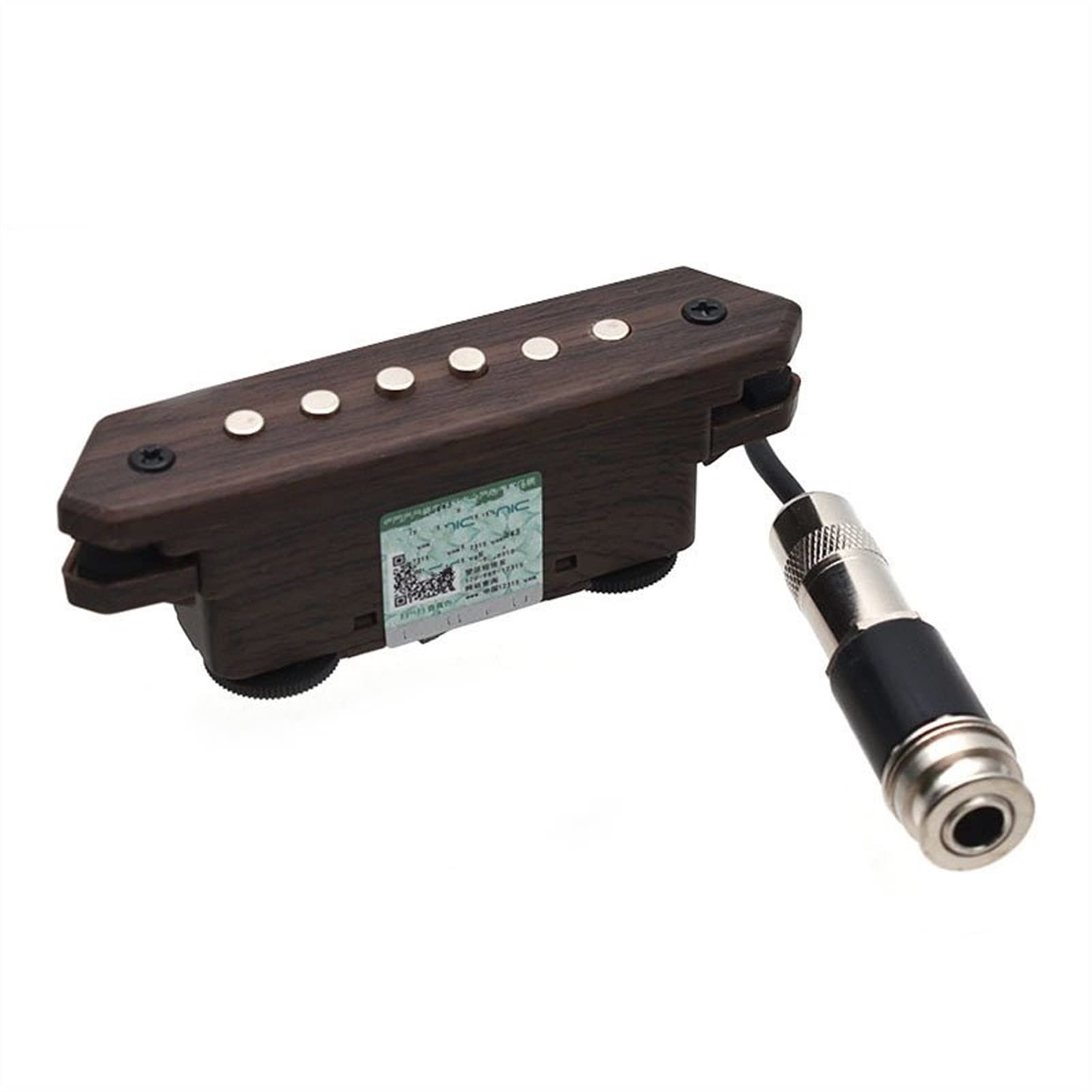 TSTS Passive Acoustic Guitar Pickup - Humbucker Soundhole Preamp with Tone & Volume Control for Clear Natural Sound | Perfect for Live Performances & Studio Recording