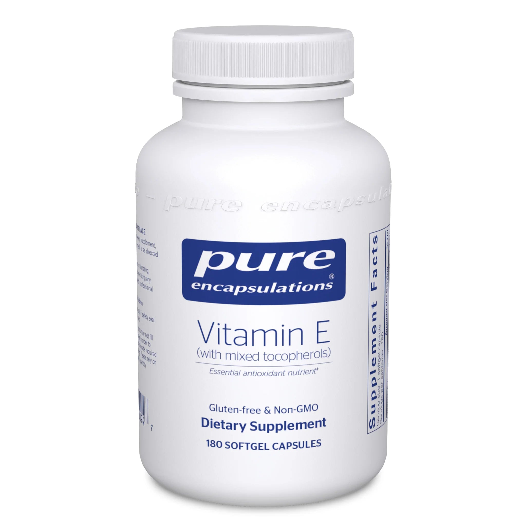Vitamin E with Mixed Tocopherols - Natural Antioxidant Supplement for Skin, Hair & Immune Support - Daily Wellness & Beauty Care