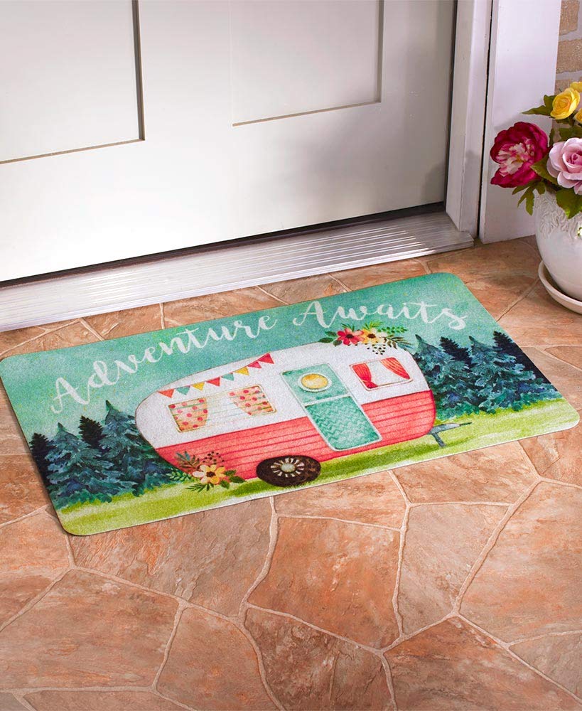 Premium Glamper Indoor/Outdoor Camping Mat - Waterproof, Non-Slip, Portable Floor Mat for RV, Tent, Beach, Picnic & Outdoor Adventures