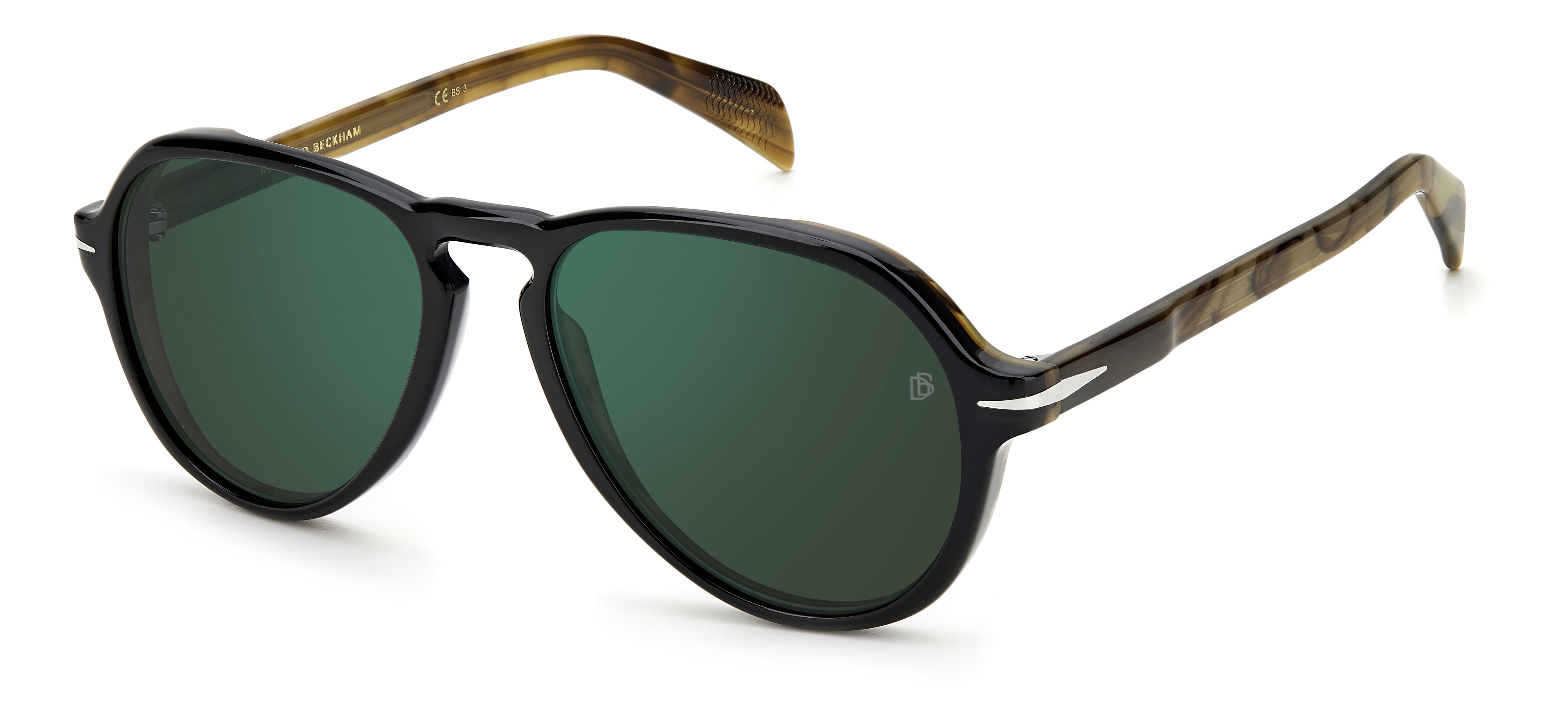 David Beckham DB 7079/S 0WM 5517 Polarized Sunglasses for Men - UV Protection Aviator Style Shades for Driving, Beach & Outdoor Activities