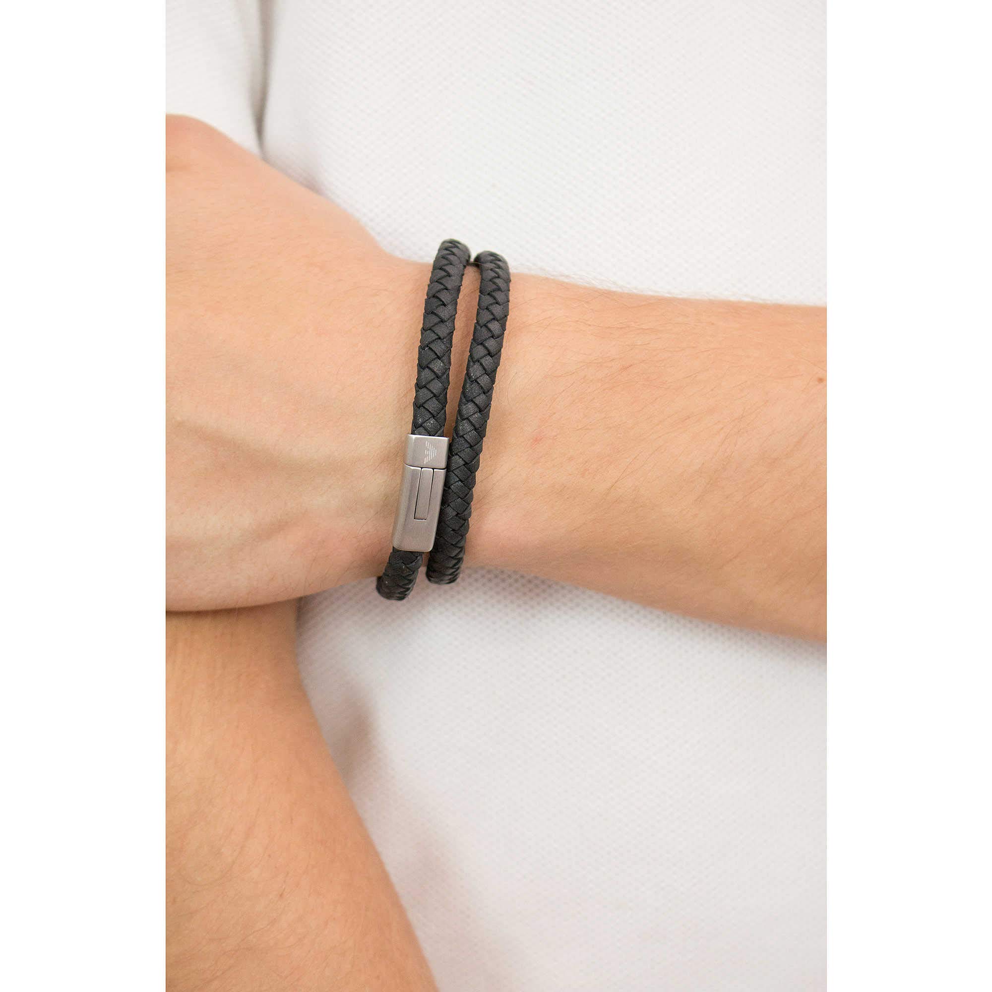 Emporio Armani Men's Luxury Watch - Genuine Leather or Stainless Steel Bracelet with Lobster Clasp, Slider & Push Button Closure | Perfect for Business, Formal Events & Everyday Wear