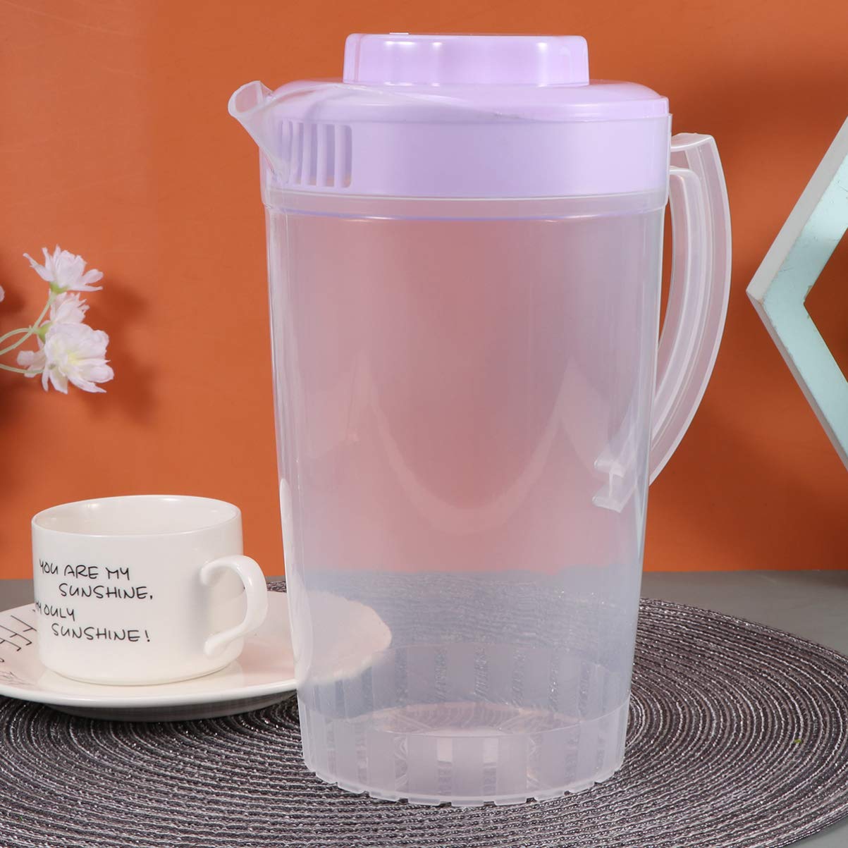 2L Large Insulated Beer Pitcher with Lid - Stainless Steel Cold Beverage Carafe for Iced Tea, Lemonade, Coffee & Hot Drinks - Perfect for Parties, BBQs, Restaurants & Home Use