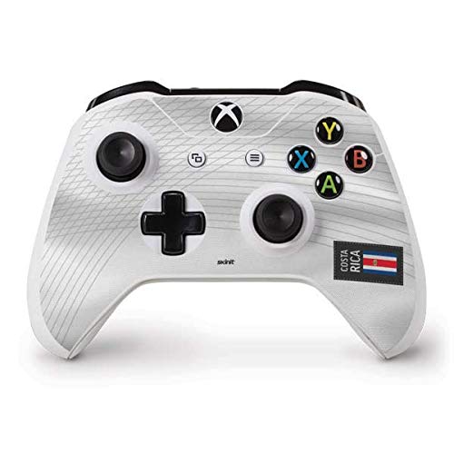 Skinit Decal Gaming Skin for Xbox One S Controller - Costa Rica Soccer Flag Design | Custom Protective Cover for Enhanced Grip & Style | Perfect for Gamers & Soccer Fans