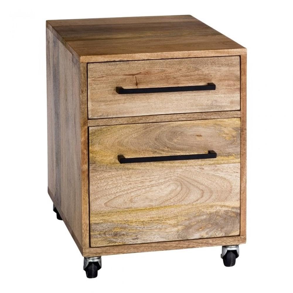 Moe's Home Collection Colvin Cabinet - Natural Wood Storage Cabinet for Living Room, Bedroom & Kitchen | Organize Home Decor, Books & Essentials