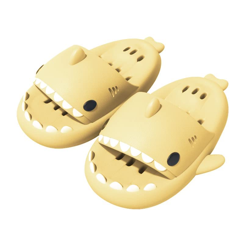 Galinaty Cute Shark Slippers for Women & Men - Anti-Slip Shower Sandals with Lightweight Sole, Open Toe Slides for Beach, Pool & Home Use