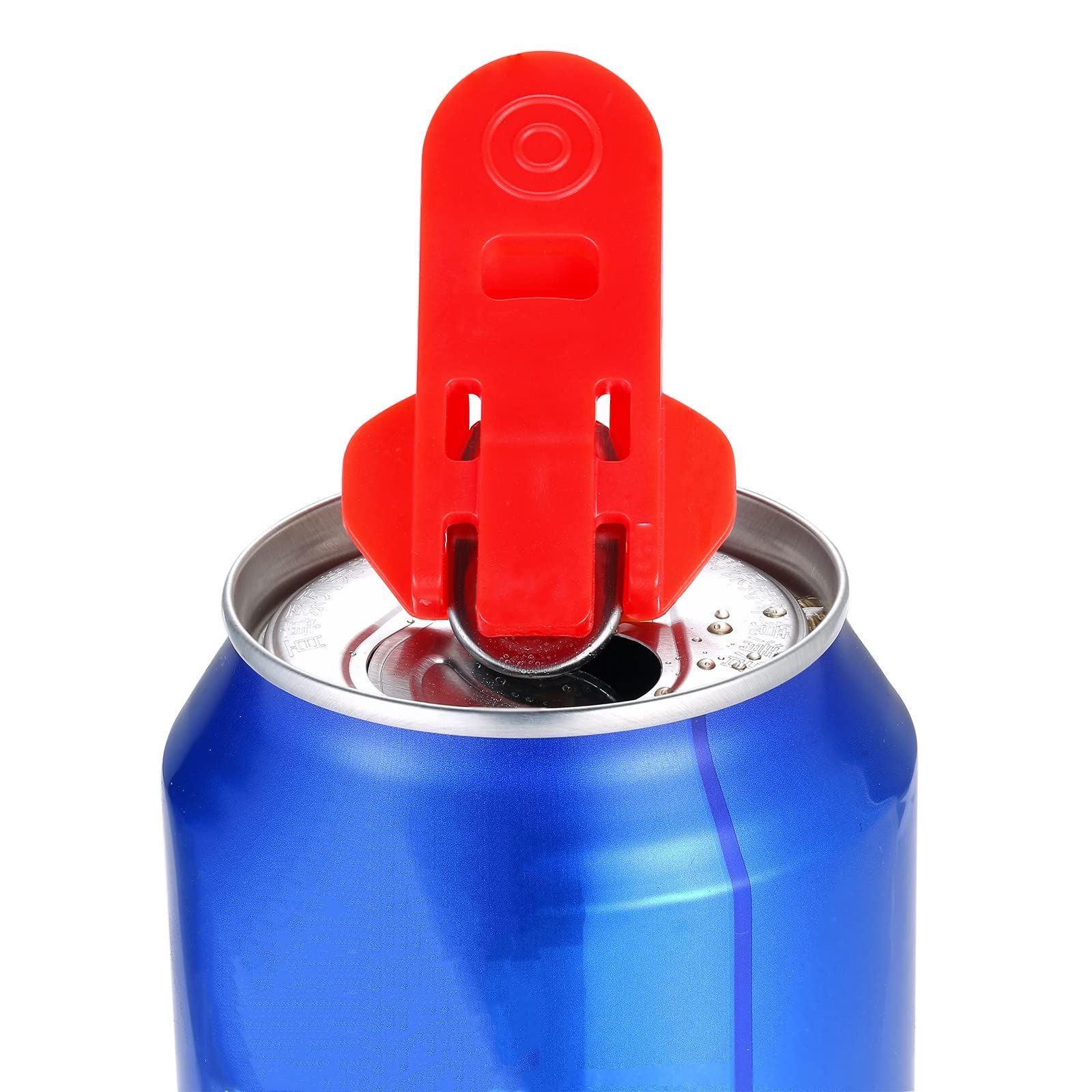 6-Pack Colorful Manual Can Openers with Plastic Shields - Easy Open Soda, Beer, Beverage Cans - Perfect for Parties, Camping, BBQs & Home Use