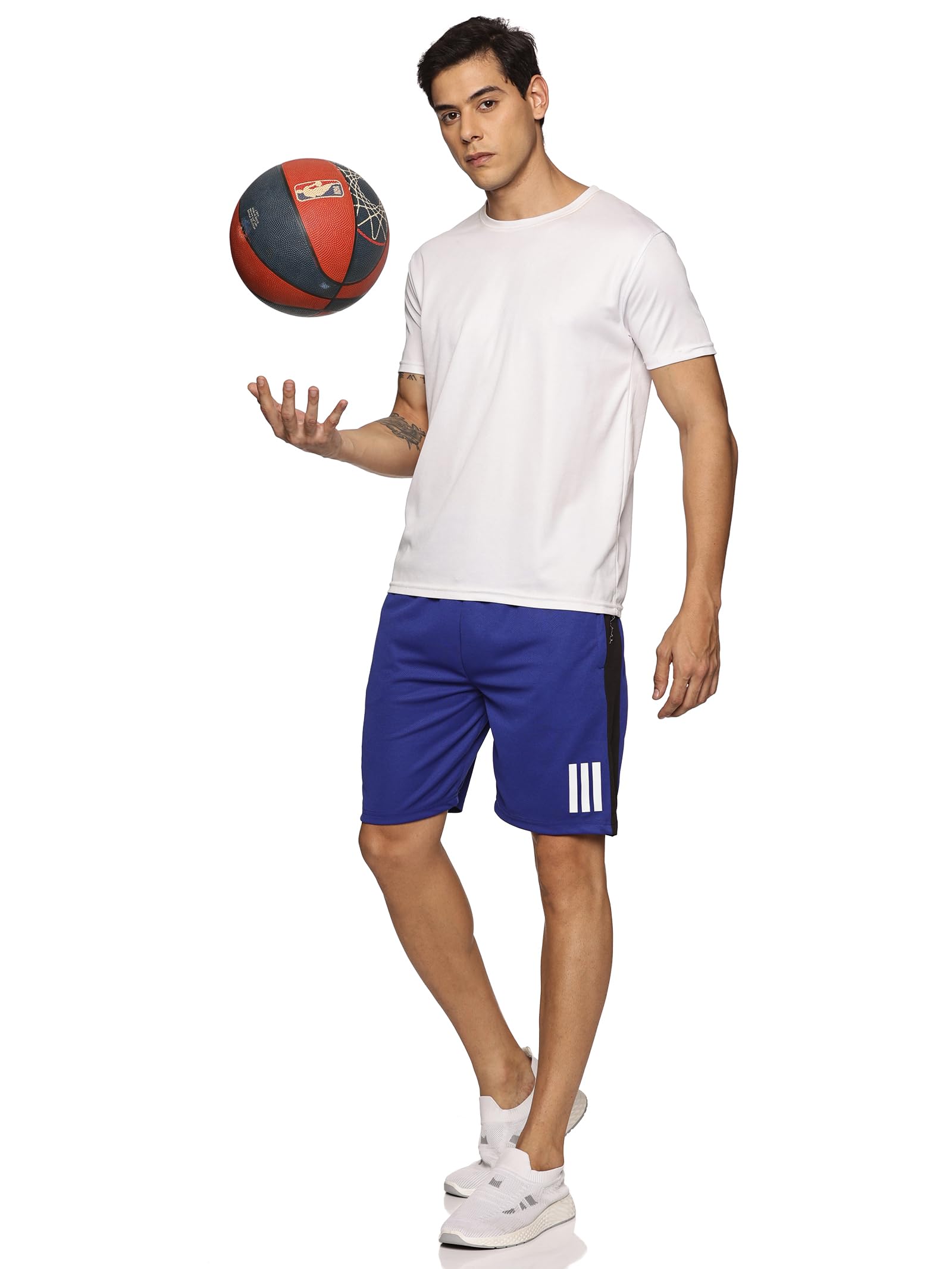 5IVE DEGREE Boys & Girls Athletic Shorts with Zipper Pockets - Lightweight Polyester Sports Shorts for Running, Gym Workouts & Outdoor Activities