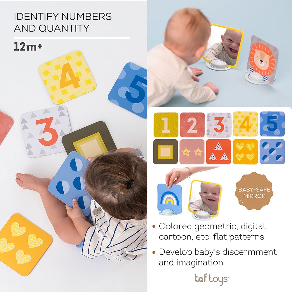 Taf Toys - 12835 - Activity Cards for Babies & Toddlers - Educational Learning Games for Early Development - Perfect for Playtime & Travel