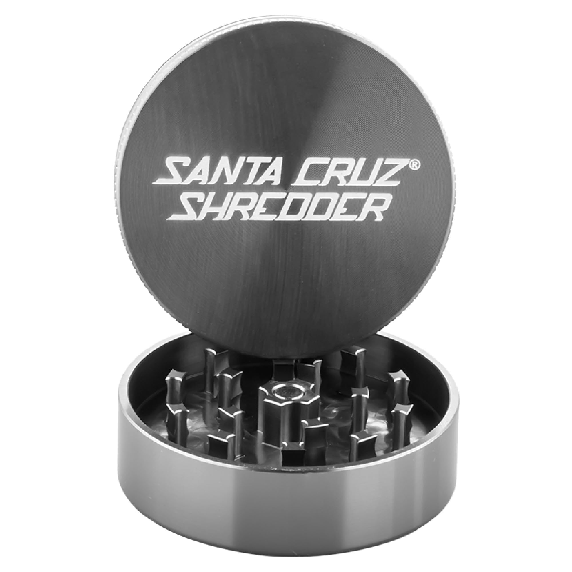 Premium Santa Cruz Shredder 2-Piece Metal Herb Grinder (2.2