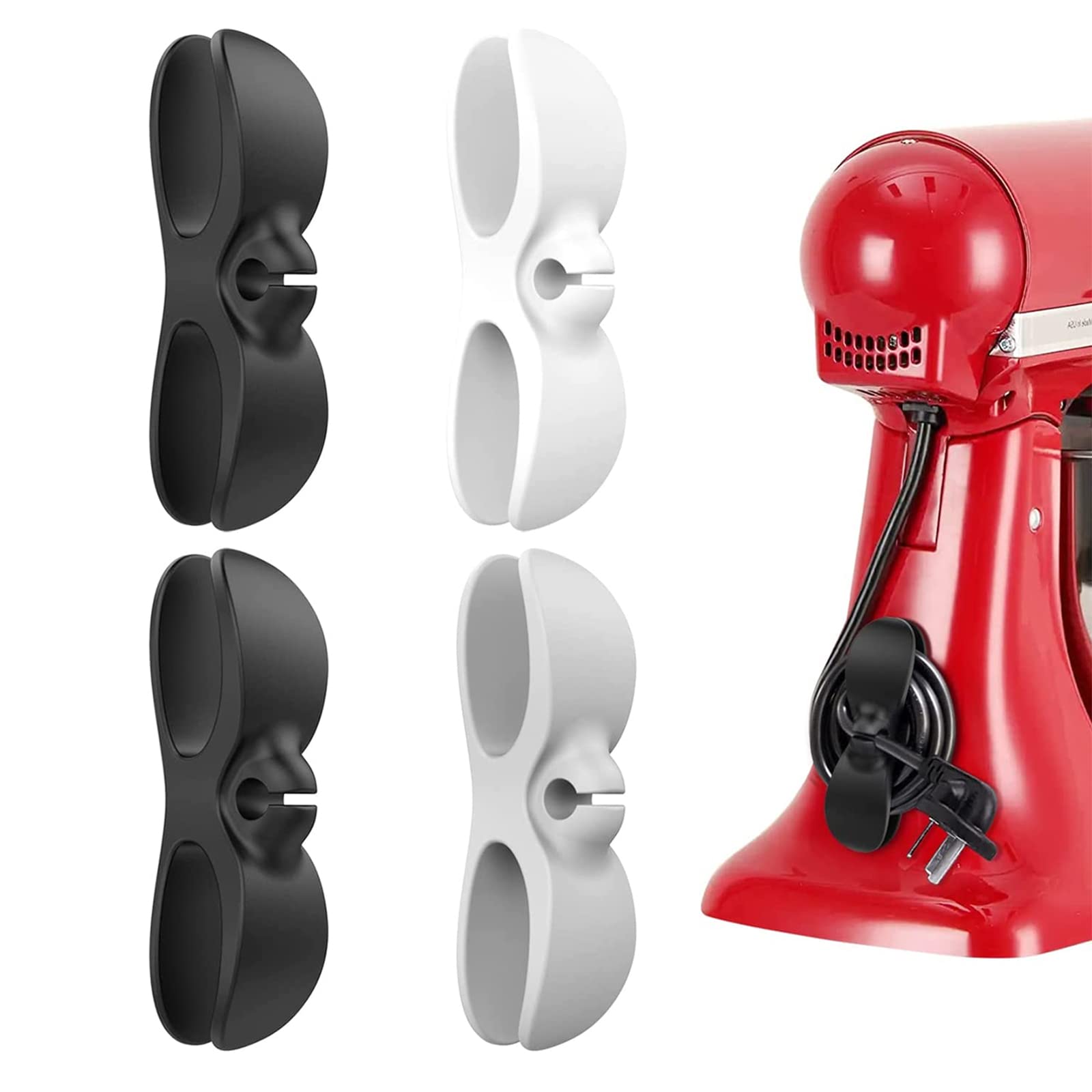 Cord Organizer for Kitchen Appliances - Cable Winder & Holder for Mixer, Air Fryer, Coffee Maker | Keep Countertops Tidy & Safe
