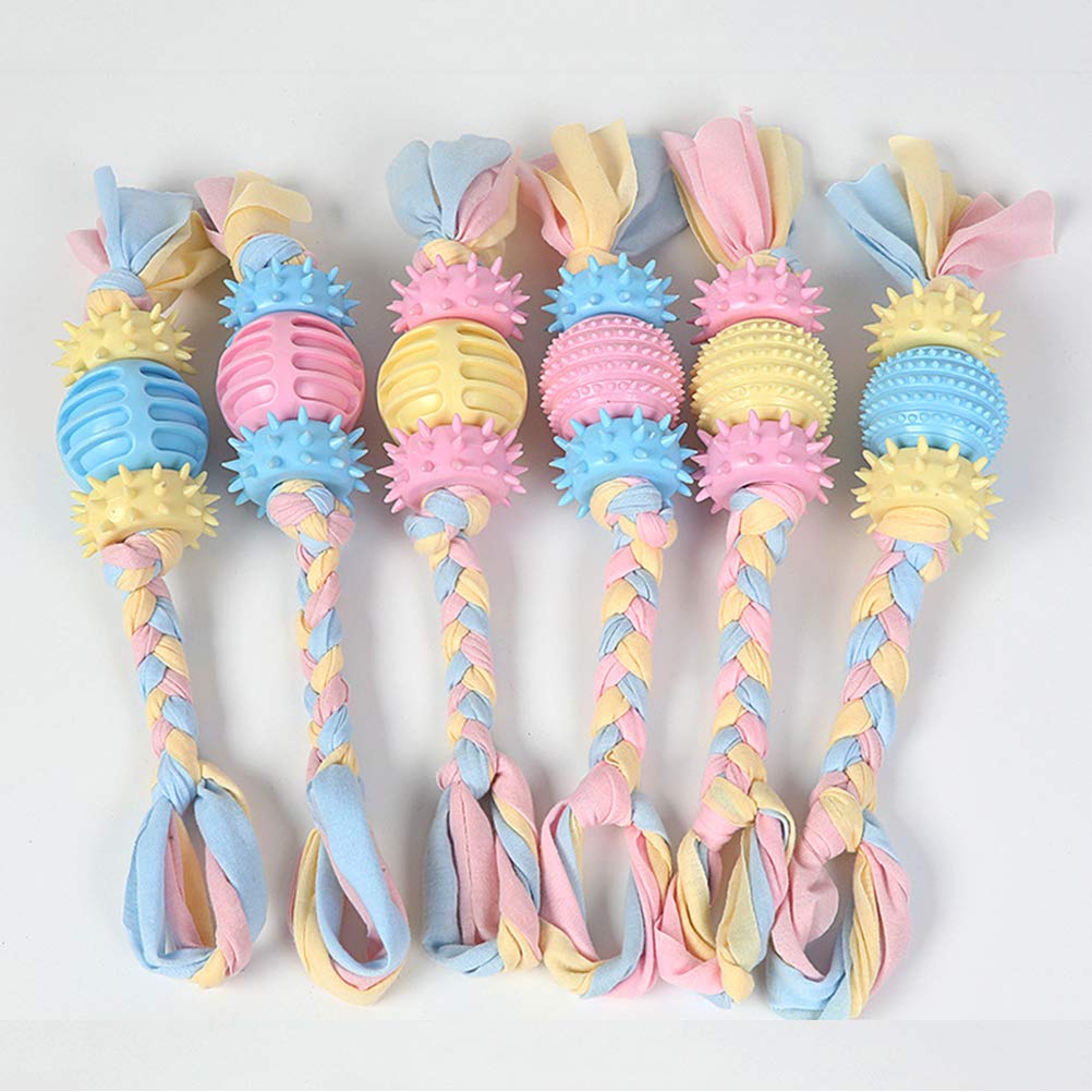 1pc Durable Dog Chew Toy - Dogman Cotton Rope Toy for Biting, Playing & Education | Pet Supplies Handle for Training & Indoor/Outdoor Fun