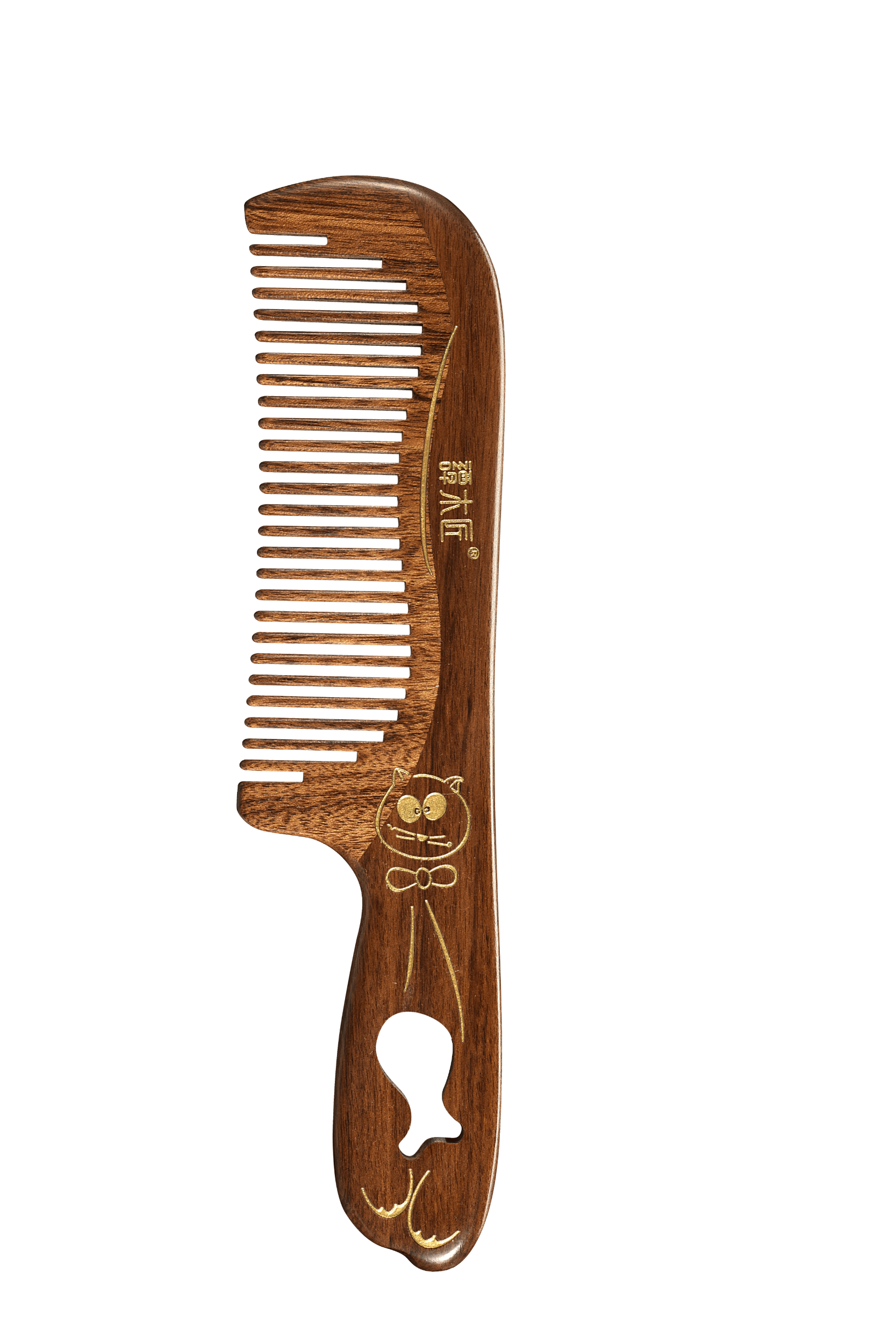 Soft Bristle Cat Hair Comb for Gentle Grooming - Detangle & Shine Pet Fur - Perfect for Daily Brushing & Shedding Control