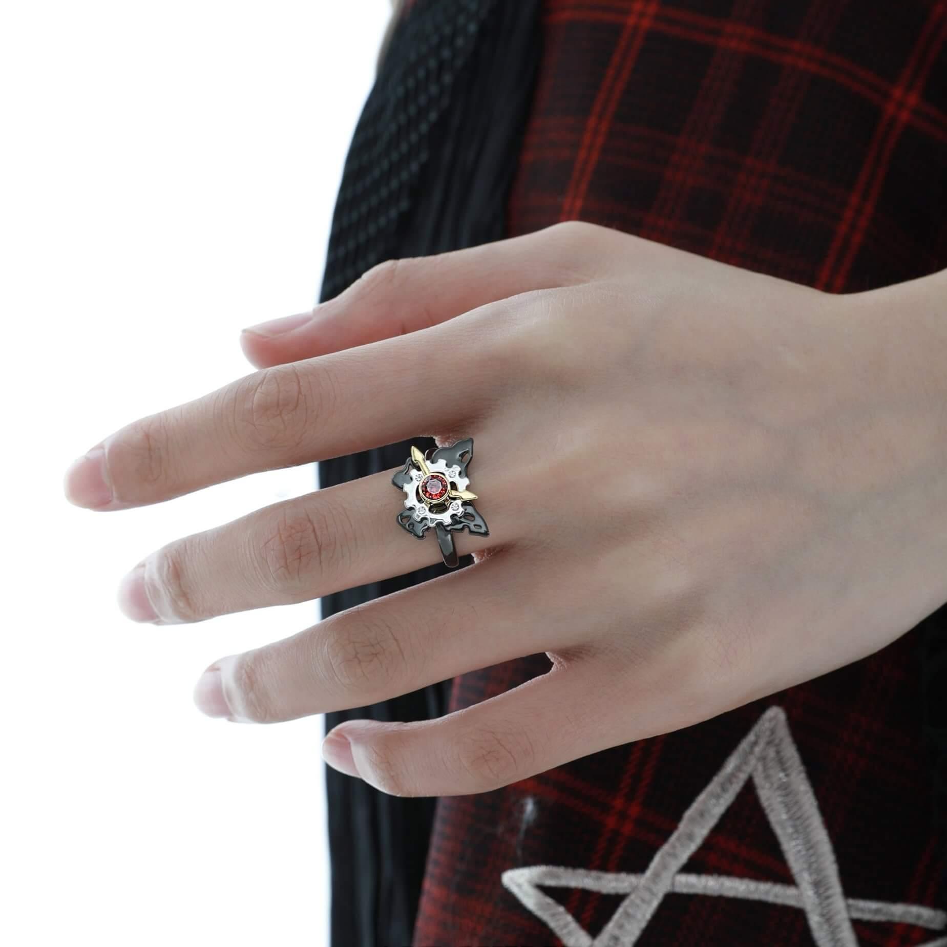 Mechanical Butterfly S925 Sterling Silver Zirconia Ring - Elegant Jewelry for Women, Perfect Gift for Valentine's Day, Anniversary & Special Occasions