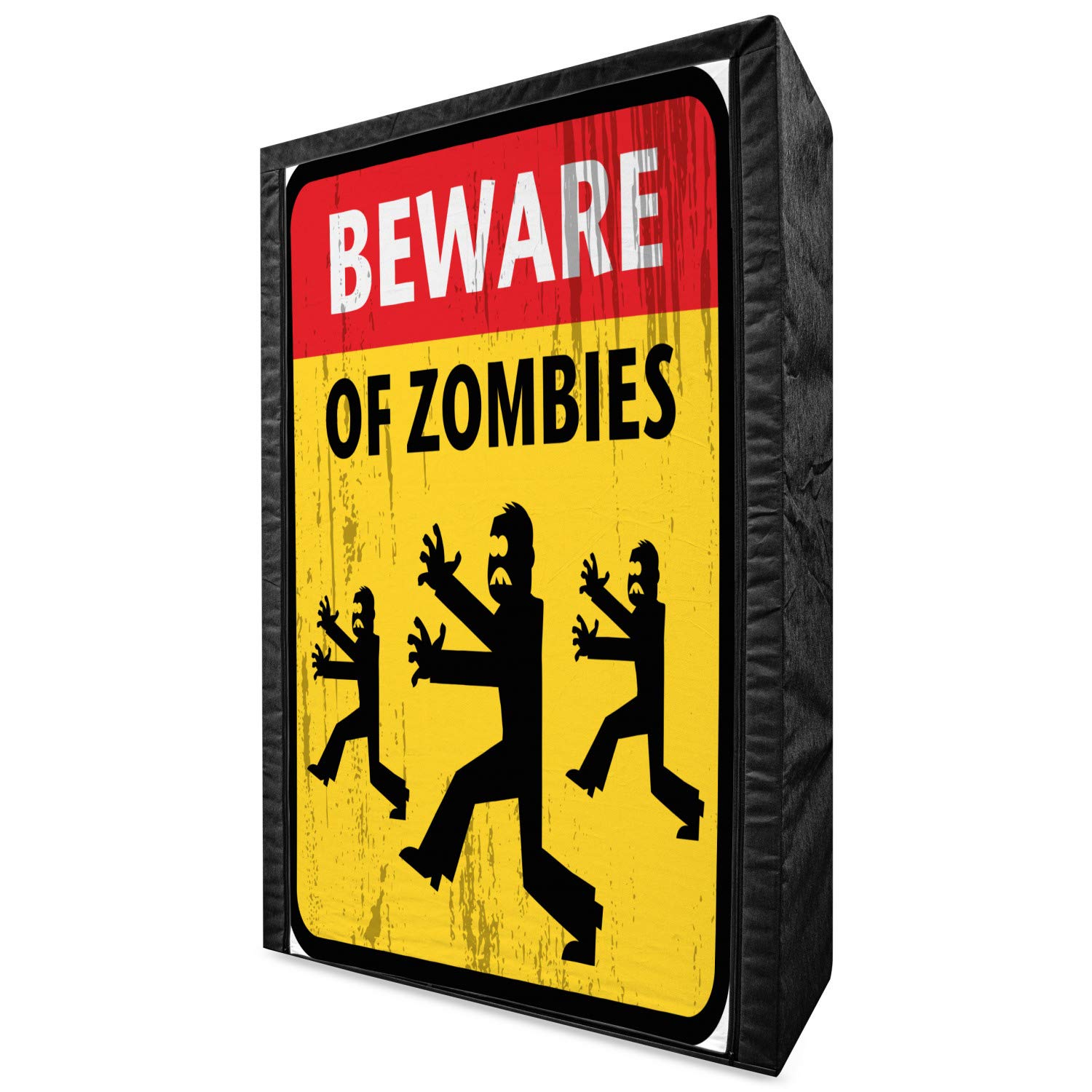 Ambesonne Zombie Themed Portable Fabric Wardrobe - 42.5