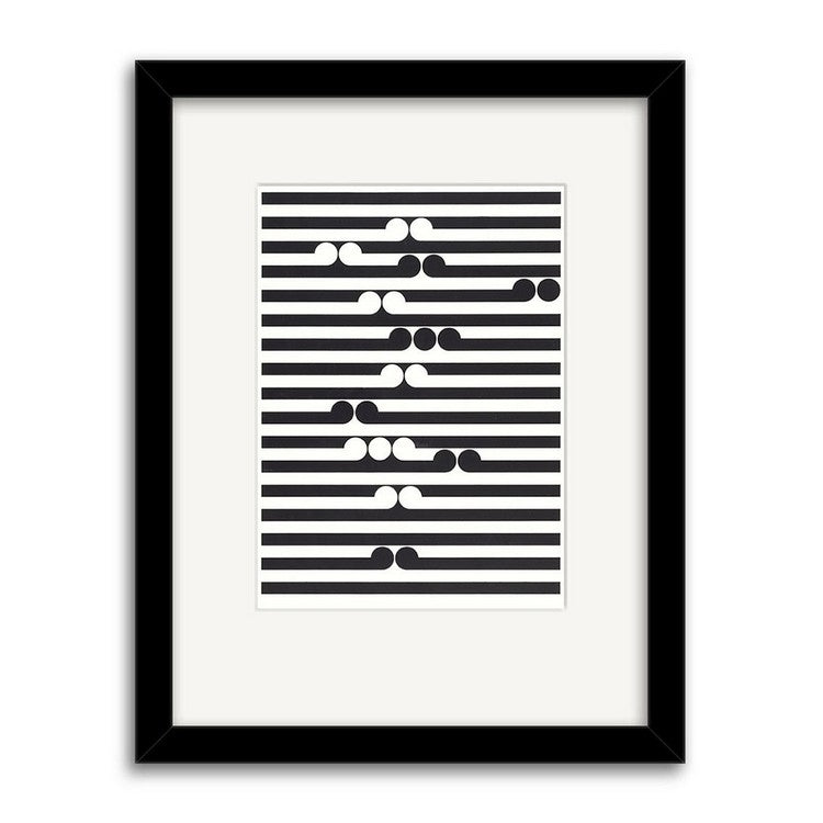 Gordon Walters Print Tama - Modern Abstract Art Poster for Home & Office Decor | Wall Art for Living Room, Bedroom, or Workspace