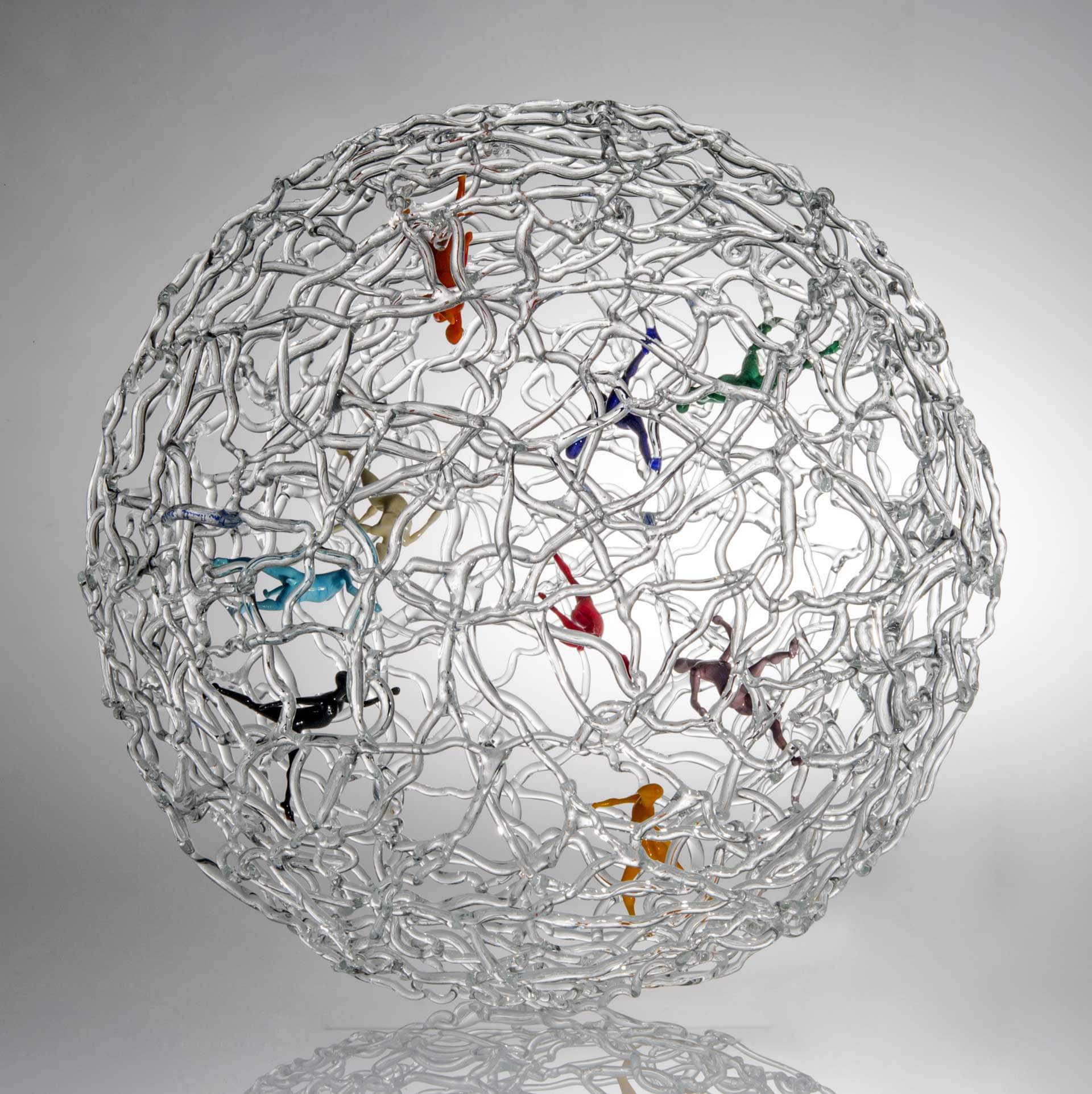 Biosphere Terrarium Kit with 9 Miniature Figures - Perfect for Home Decor, Office Desk & Educational Science Projects